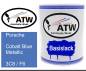Preview: Porsche, Cobalt Blue Metallic, 3C8 / F6: 1L Lackdose, von ATW Autoteile West.